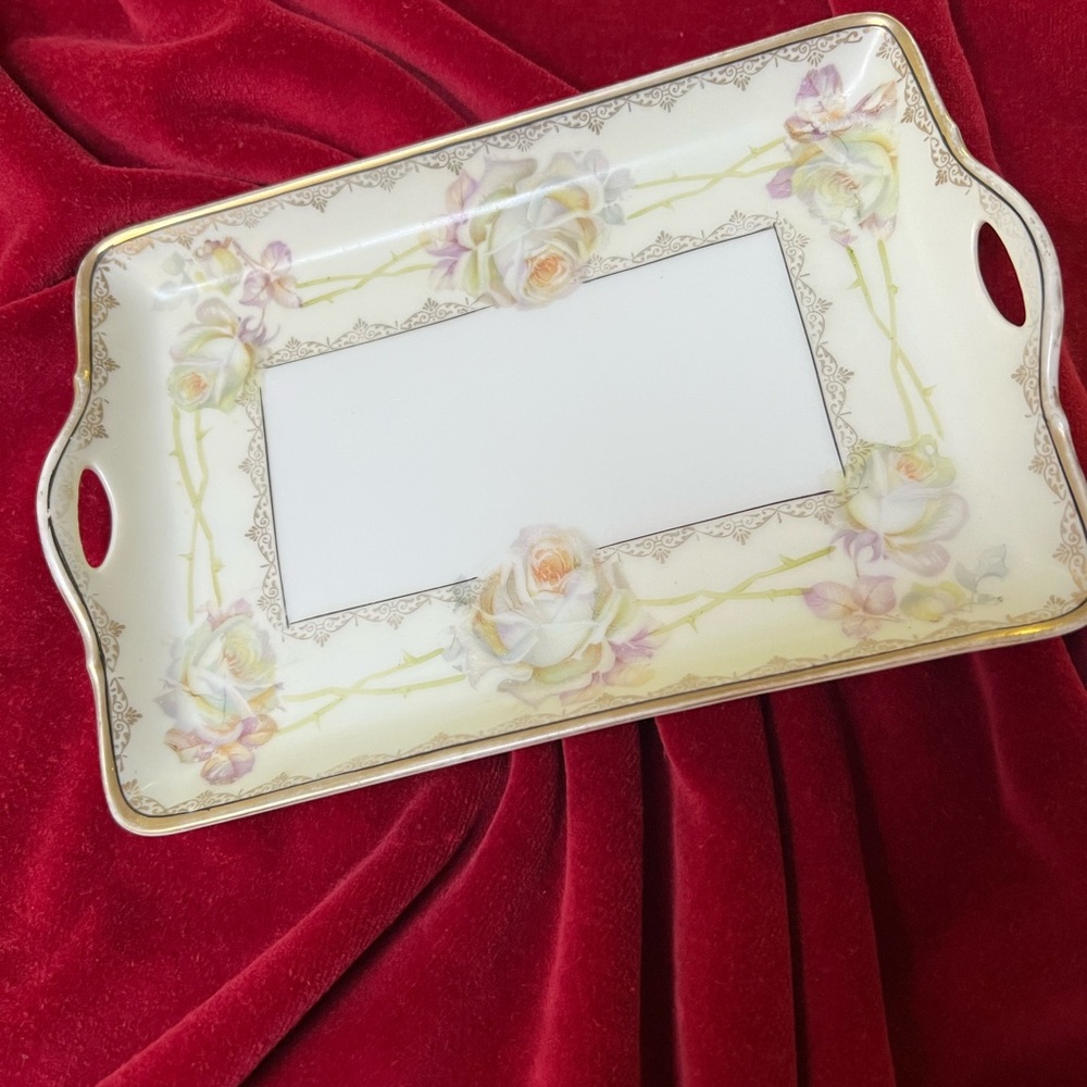 Vintage Bavarian Porcelain Vanity Tray LDBC Prince Regent #14